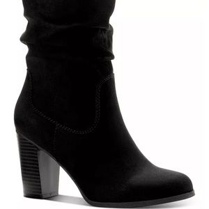 Style & Co Saraa Slouch Black Mid-Shaft Boots Women's 8